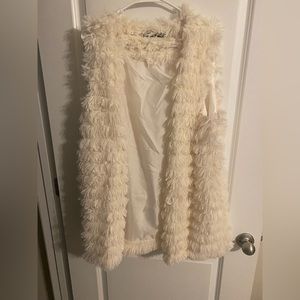 Fluffy vest
